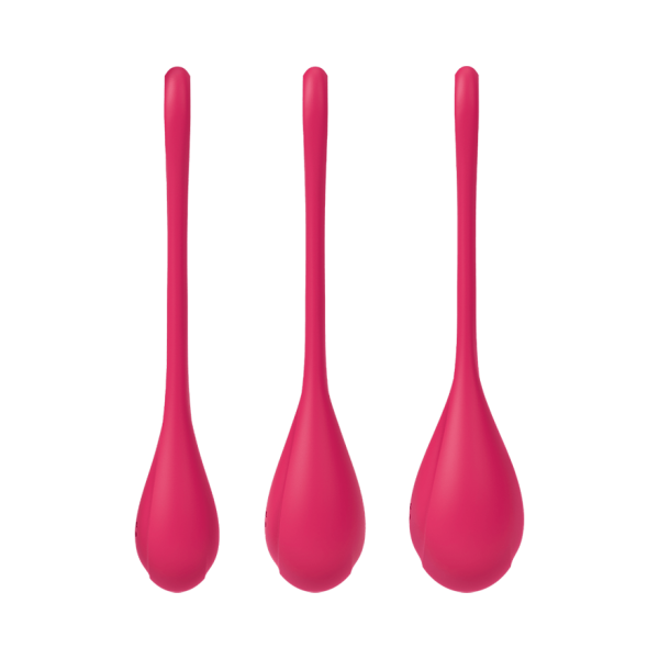 SATISFYER - SET DA ALLENAMENTO YONI POWER 1 ROSSO Satisfyer Balls