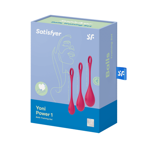 SATISFYER - SET DA ALLENAMENTO YONI POWER 1 ROSSO Satisfyer Balls