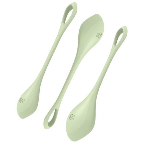 SATISFYER - SET DA ALLENAMENTO YONI POWER 2 VERDE Satisfyer Balls