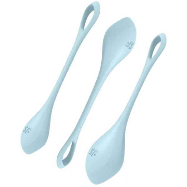 SATISFYER - SET DA ALLENAMENTO YONI POWER 2 BLU Satisfyer Balls