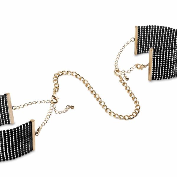BIJOUX - DSIR MTALLIQUE MANETTE IN RETE DI METALLO NERO Bijoux Desire Metallique