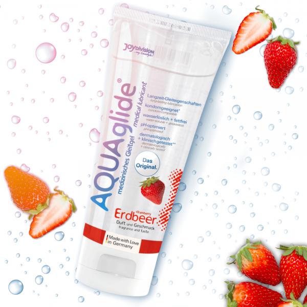 JOYDIVISION AQUAGLIDE - LUBRIFICANTE ALLA FRAGOLA 100 ML Joydivision Aquaglide