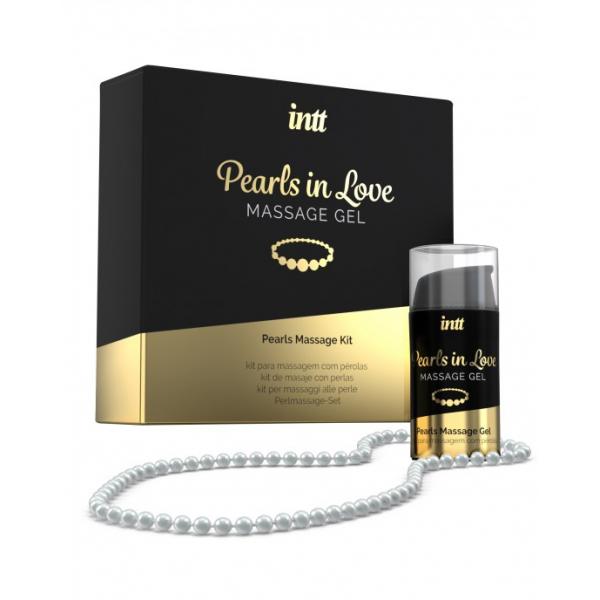 INTT MASSAGE & ORAL SEX - PERLE INNAMORATE CON COLLANA DI PERLE E GEL DI SILICONE Intt Massage & Oral Sex