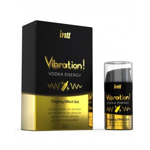 INTT - POTENTE GEL LIQUIDO VIBRANTE STIMOLANTE INTIMO VODKA 15ML Intt Unisex Arousal Gel