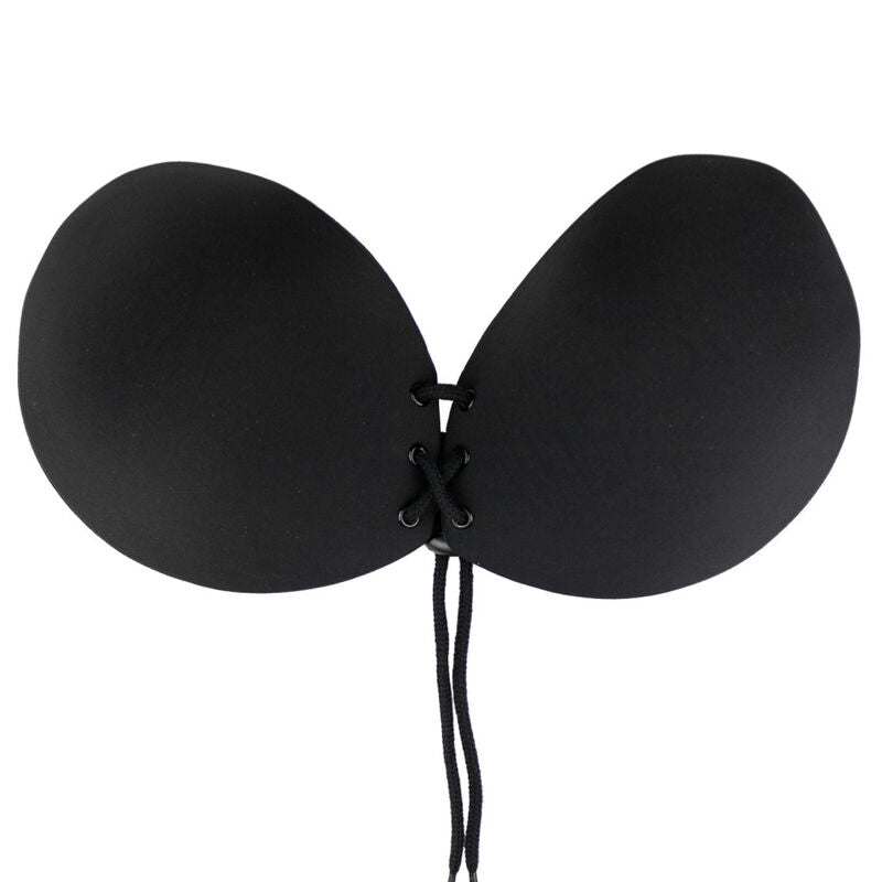 BYE-BRA - REGGISENO ADHESIVO ENTRELAZADO NERO COPPA B Bye Bra - Bras