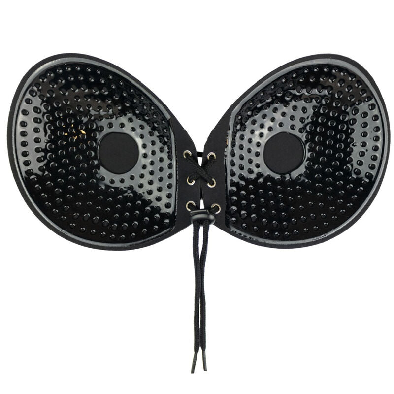 BYE-BRA - REGGISENO ADHESIVO ENTRELAZADO NERO COPPA B Bye Bra - Bras