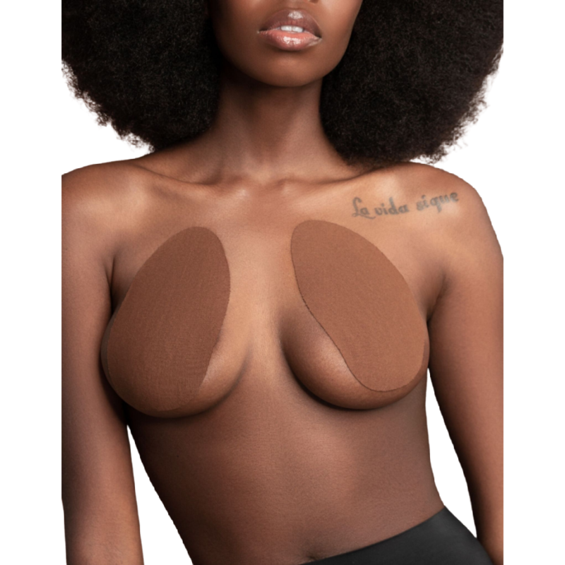 BYE-BRA - POTENZIATORE DEL SENO + 3 PAIA DI SATI MARRONE COPPA F/H Bye Bra - Pull Ups