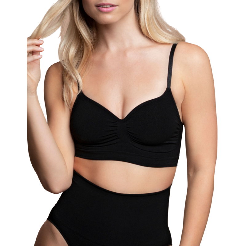 BYE-BRA - MEDIUM CONTROL REGGISENO SENZA CUCITURE NERO MISURARE XXL Bye Bra - Bras