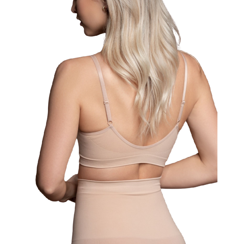 BYE-BRA - MEDIUM CONTROL REGGISENO SENZA CUCITURE BEIGE MISURARE XXL Bye Bra - Bras