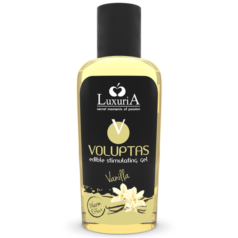 INTIMATELINE LUXURIA - VOLUPTAS GEL DA MASSAGGIO ALIMENTARE EFFETTO RISCALDANTE - VANIGLIA 100 ML Intimateline Luxuria