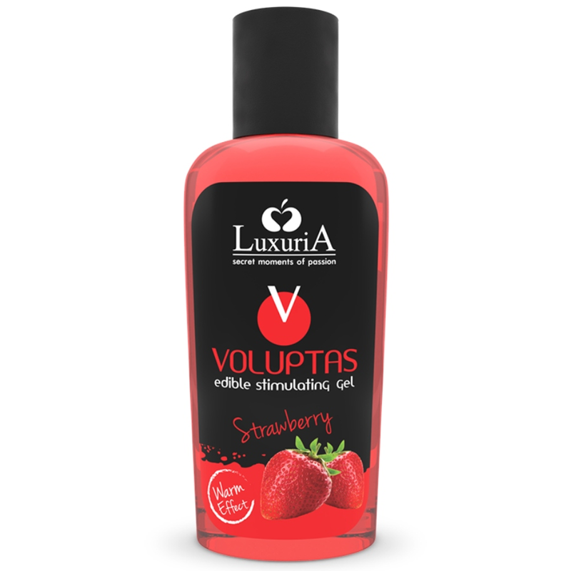 INTIMATELINE LUXURIA - VOLUPTAS GEL DA MASSAGGIO ALIMENTARE EFFETTO RISCALDANTE - FRAGOLA 100 ML Intimateline Luxuria