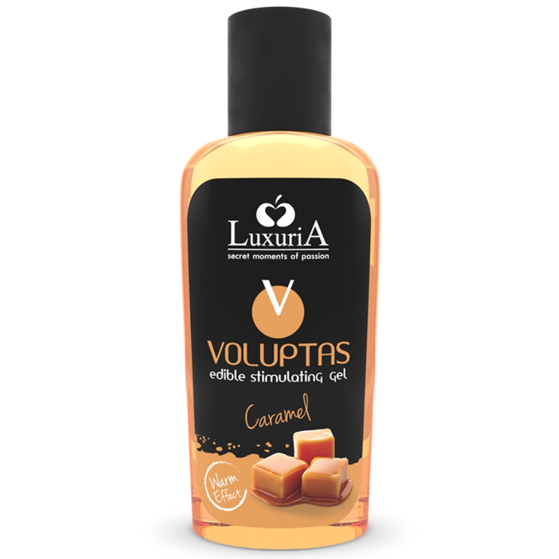 INTIMATELINE LUXURIA - VOLUPTAS GEL DA MASSAGGIO ALIMENTARE EFFETTO RISCALDANTE - CARAMEL 100 ML Intimateline Luxuria