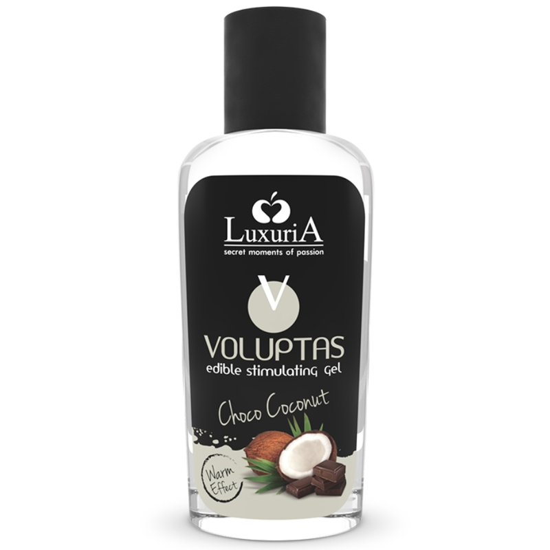 INTIMATELINE LUXURIA - VOLUPTAS GEL DA MASSAGGIO ALIMENTARE EFFETTO RISCALDANTE - COCCO E CREMA 100 ML Intimateline Luxuria