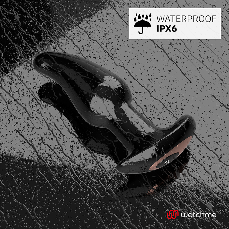 ANBIGUO - WATCHME REMOTE CONTROL PLUG ANALE VIBRATORE CON ROTAZIONE DI PERLE DI AMADEUS Anbiguo