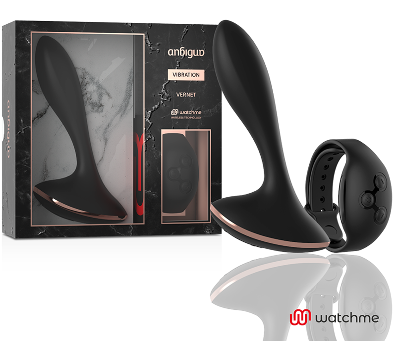 ANBIGUO - WATCHME VIBRATORE TELECOMANDO PLUG ANALE VERNET Anbiguo