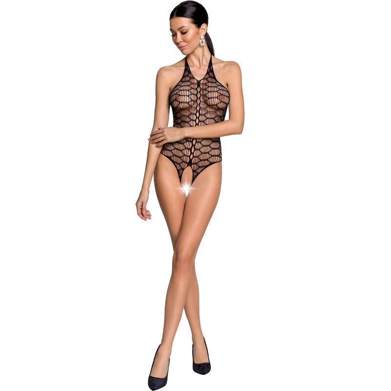 PASSION - WOMAN BS087 BODYSTOCKING NERO TAGLIA UNICA Passion Woman