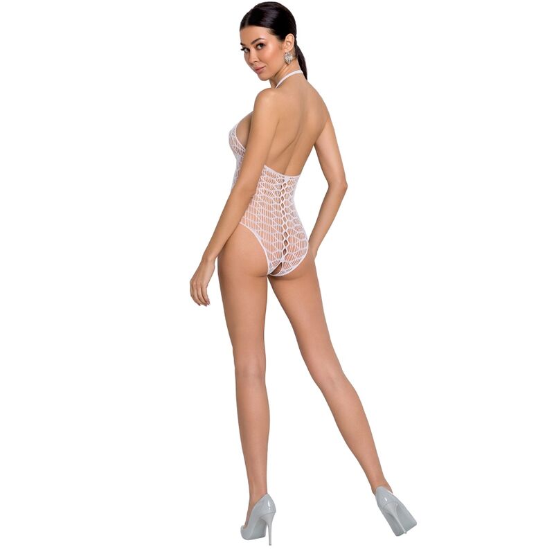 PASSION - WOMAN BS087 BODYSTOCKING BIANCO TAGLIA UNICA Passion Woman