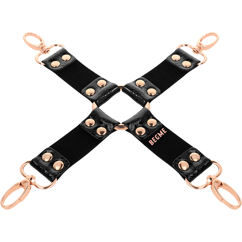 BEGME - BLACK EDITION HOG TIE IN PELLE VEGAN Begme Black Edition
