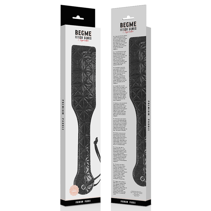 BEGME - PAGAIA IN PELLE VEGANA EDIZIONE NERA Begme Black Edition
