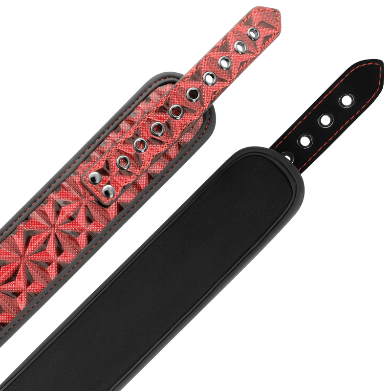 BEGME - COLLETTO RED EDITION CON MORSETTI PER CAPEZZOLI CON FODERA IN NEOPRENE Begme Red Edition