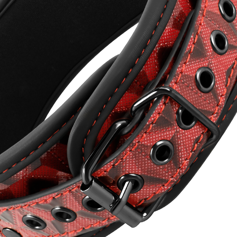 BEGME - COLLETTO RED EDITION CON MORSETTI PER CAPEZZOLI CON FODERA IN NEOPRENE Begme Red Edition