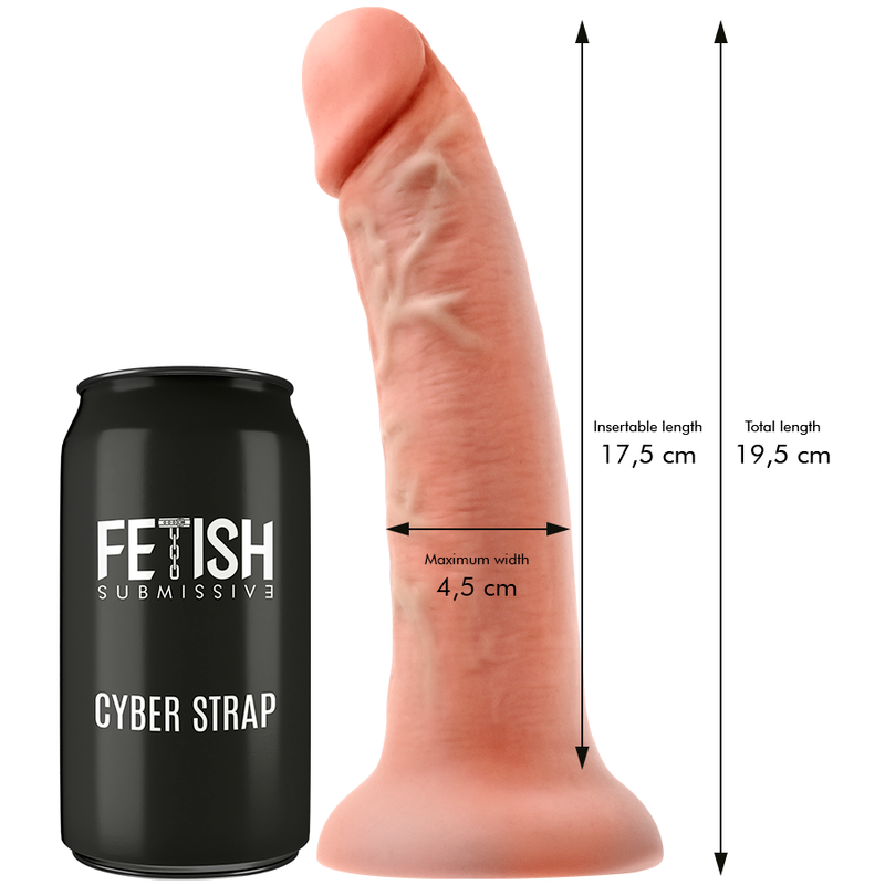 FETISH SUBMISSIVE CYBER STRAP - IMBRAGATURA CON DILDO E TELECOMANDO BULLET TECNOLOGIA WATCHME M Fetish Submissive