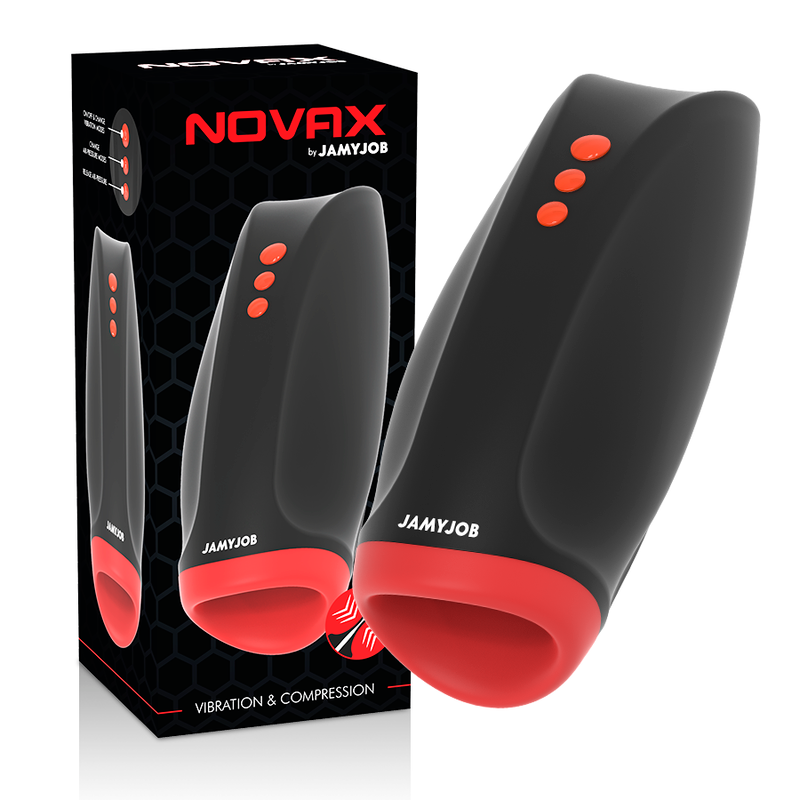 JAMYJOB - MASTURBATORE NOVAX CON VIBRAZIONE E COMPRESSIONE Jamyjob