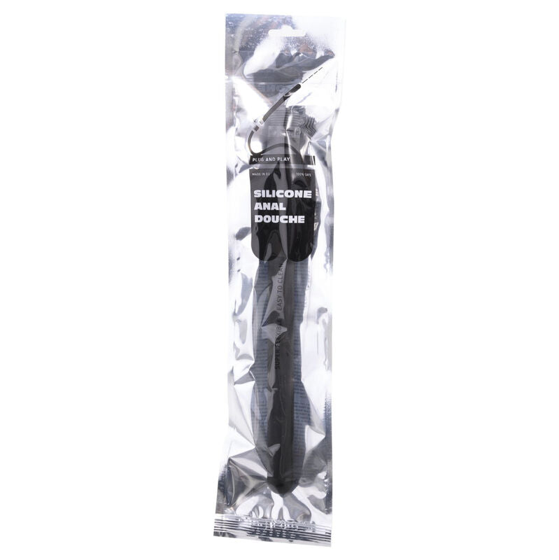 ALL BLACK - DOCCIA ANALE HINCHABLE IN SILICONE 27 CM All Black