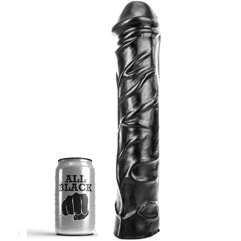 ALL BLACK - DILDO GIGANTE CON PUGNO MORBIDO 32 CM All Black