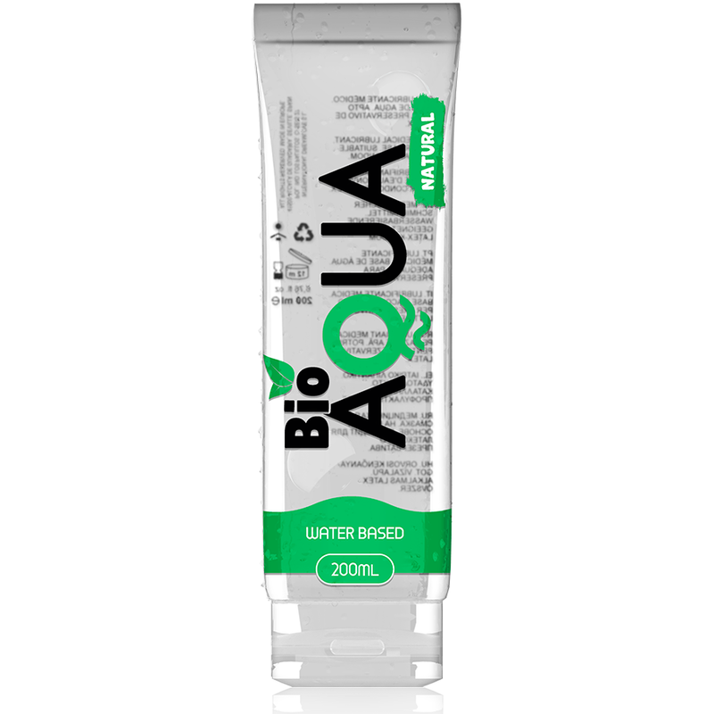 BIOAQUA - LUBRIFICANTE INGREDIENTI NATURALI A BASE ACQUA 200 ML Bioaqua