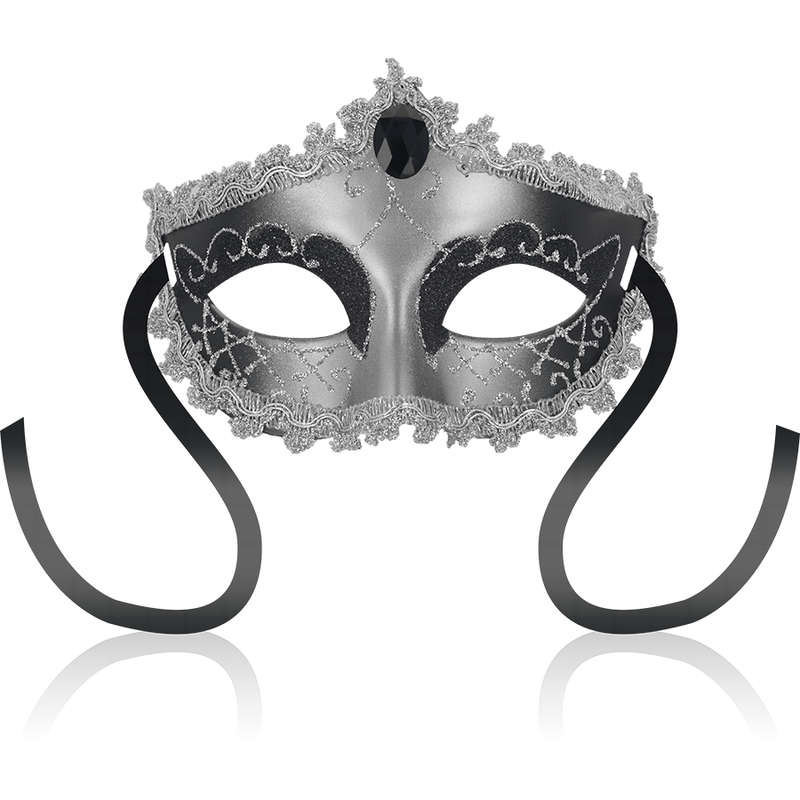 OHMAMA - MASCHERE MASCHERA NERA DIAMOND GRIGIA Ohmama Masks
