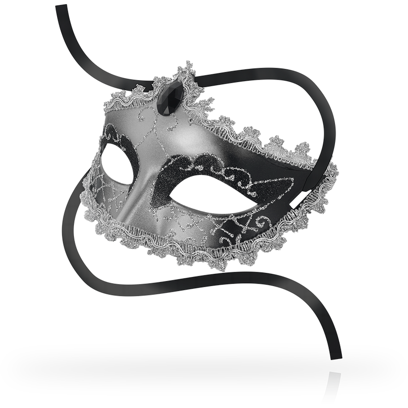 OHMAMA - MASCHERE MASCHERA NERA DIAMOND GRIGIA Ohmama Masks