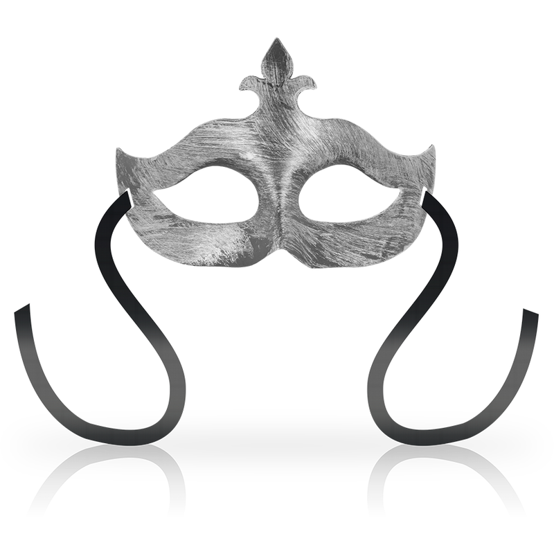 OHMAMA - MASCHERE MASCHERA FIORE DE LIS ARGENTO Ohmama Masks