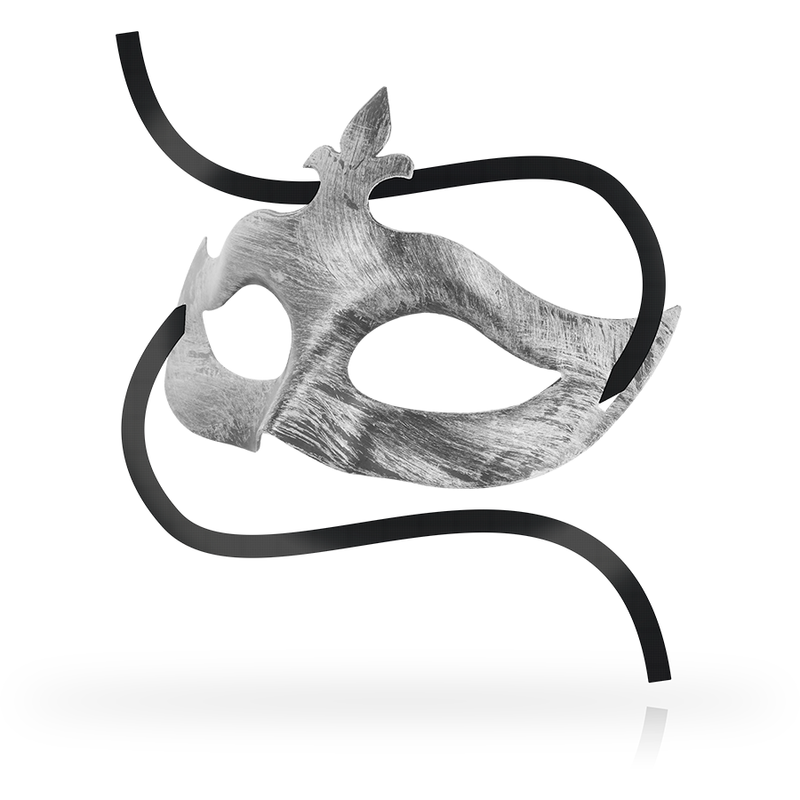 OHMAMA - MASCHERE MASCHERA FIORE DE LIS ARGENTO Ohmama Masks