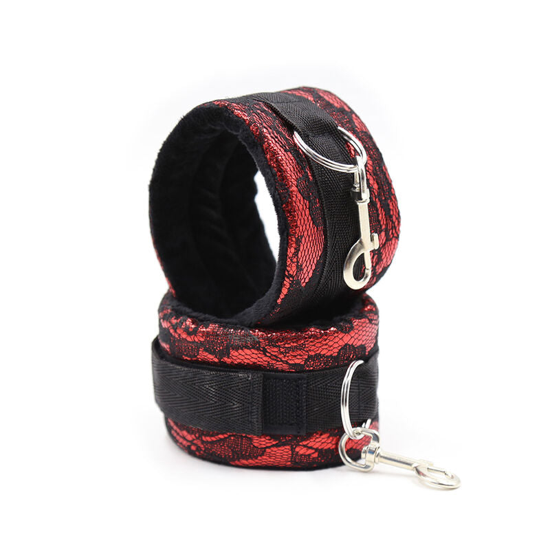 OHMAMA FETISH - MANETTE IN VELLUTO CON NASTRO IN NYLON Ohmama Fetish