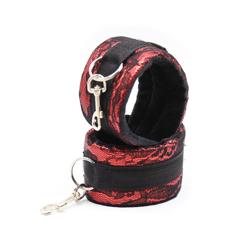 OHMAMA FETISH - MANETTE IN VELLUTO CON NASTRO IN NYLON Ohmama Fetish