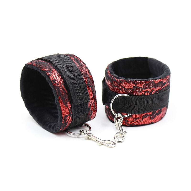 OHMAMA FETISH - MANETTE IN VELLUTO CON NASTRO IN NYLON Ohmama Fetish