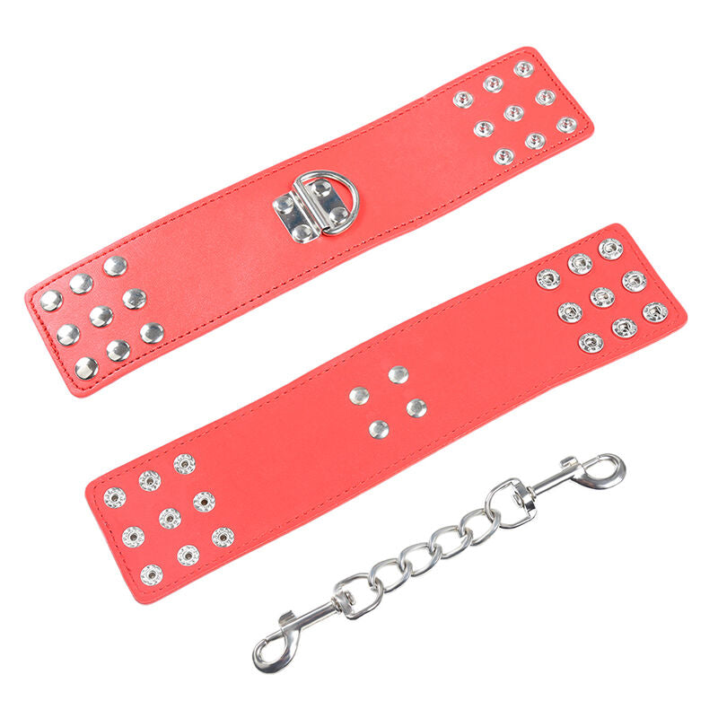 OHMAMA FETISH - MANETTE ROSSE CON CHIUSURA A SCATTO Ohmama Fetish