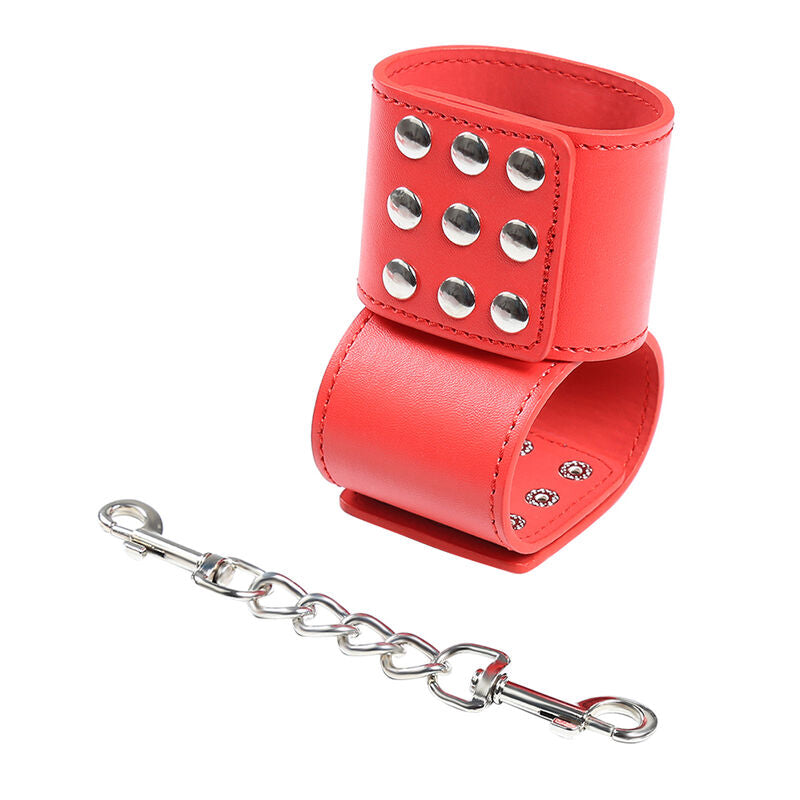 OHMAMA FETISH - MANETTE ROSSE CON CHIUSURA A SCATTO Ohmama Fetish