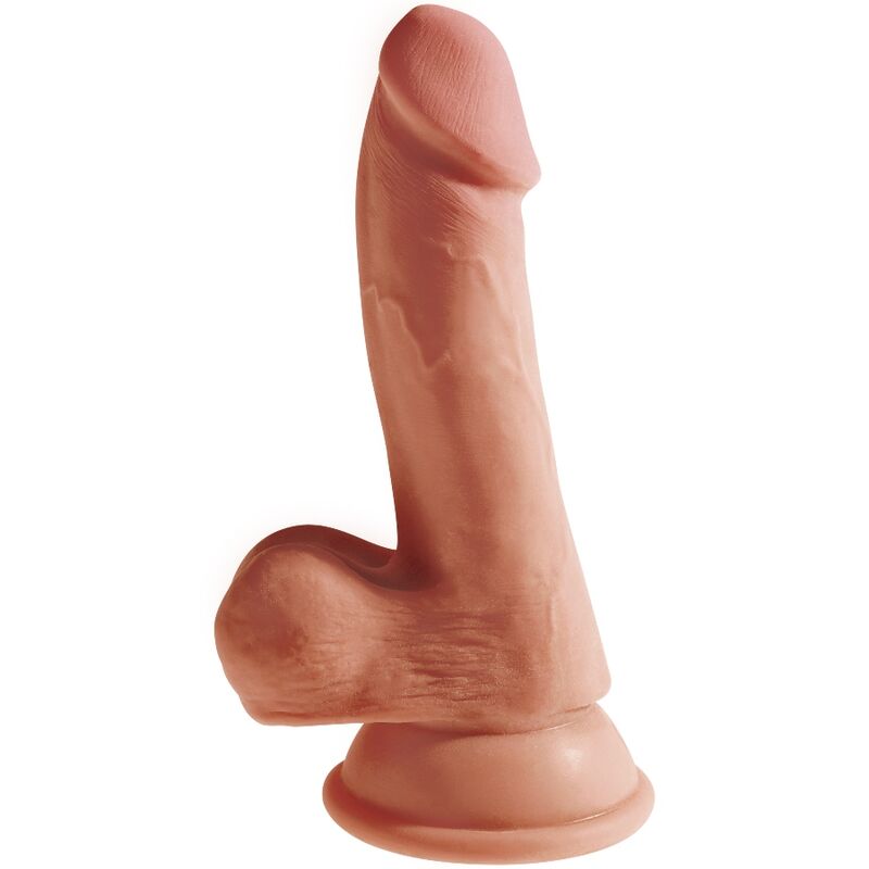 KING COCK - PLUS DILDO 3D CON SFERE 17 CM King Cock Plus
