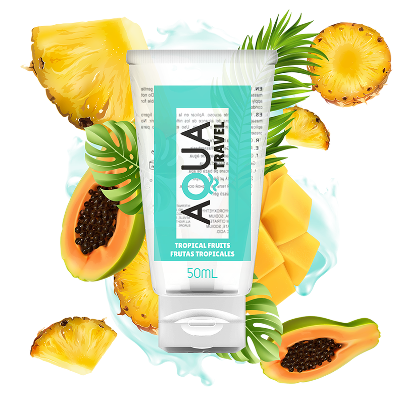 AQUA TRAVEL - LUBRIFICANTE A BASE ACQUA FRUTTI TROPICALI - 50 ML Aqua Travel