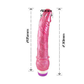 BAILE - VIBRATORE REALISTICO ROSSO 23 CM Baile Vibrators