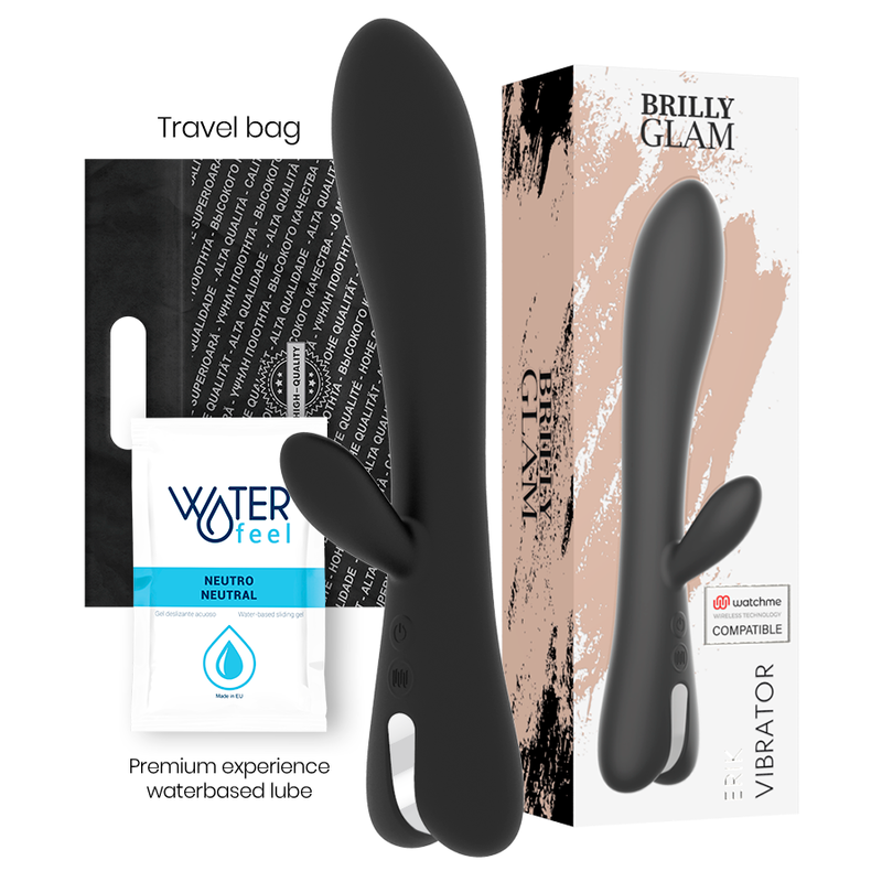 BRILLY GLAM - ERIK VIBRATOR WATCHME COMPATIBILE CON TECNOLOGIA WIRELESS Brilly Glam