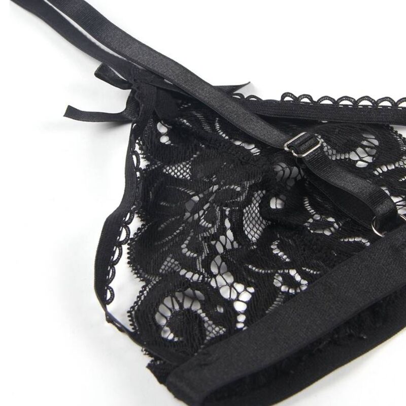 SUBBLIME - SET TRE PEZZI BRA+ REGGICALZE + PERIZOMA L/XL Subblime Sets