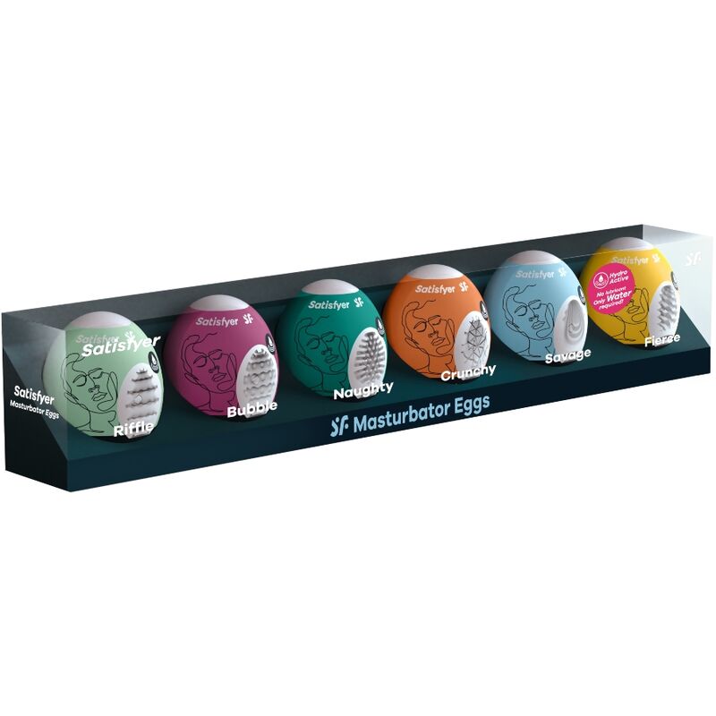 SATISFYER - UOVA MASTURBATORI SET DA 6 UNIT Satisfyer Eggs