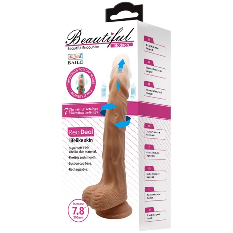 BAILE - BELLISSIMO INCONTRO BODACH VIBRAZIONE E ROTAZIONE 20 CM Baile Dildos
