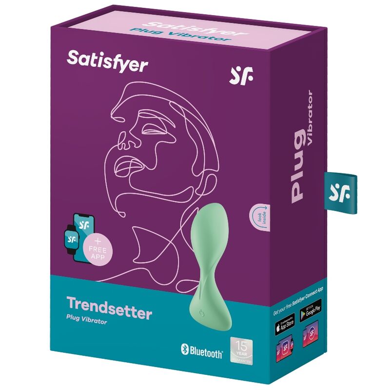 SATISFYER - APP TRENDSETTER SPINA VIBRANTE VERDE Satisfyer Connect