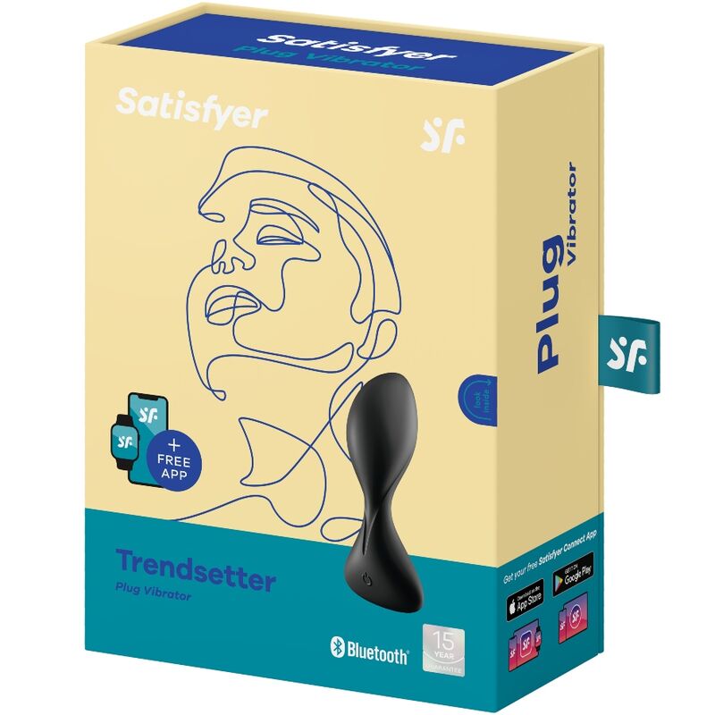 SATISFYER - APP TRENDSETTER SPINA VIBRANTE NERA Satisfyer Connect