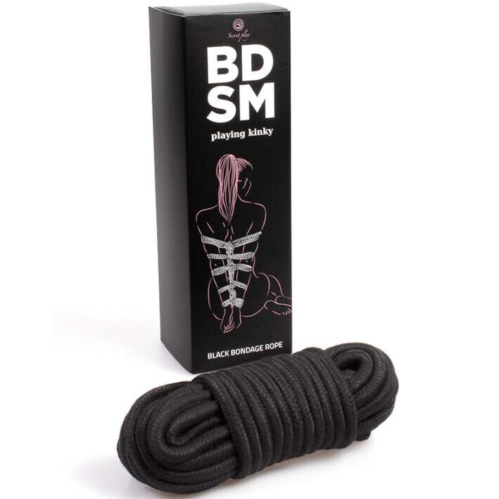 SECRETPLAY - BLACK BONDAGE ROPE COLLEZIONE BDSM Secretplay 100% Fetish