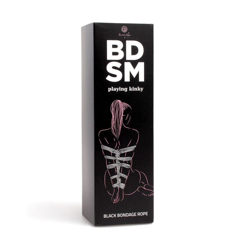 SECRETPLAY - BLACK BONDAGE ROPE COLLEZIONE BDSM Secretplay 100% Fetish